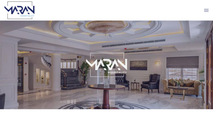 Portfolio – Maranhospitality Com Maran Hospitality website, built by SITA